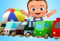 Vehicles Names for Kids to Learn with Little Baby fun Play with Wooden Toys - Vehicles for Kids 2