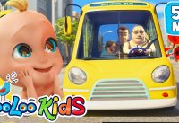 The Wheels On The Bus - Educational Songs for Children | LooLoo Kids 7