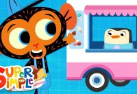 Mrs. Penguin's Ice Cream Truck Is Too Hot! | Children's Cartoon 1