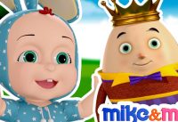 Humpty Dumpty Sat on a Wall | 3D Animated English Rhyme for Children By Mike & Mia 2