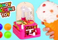 Candy Machine Toy Play Doh Ice Cream Learn Color Nursery Rhymes 12