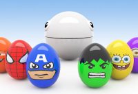 Learn Colors with Pacman and Character Easter Eggs 2