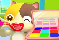 Learn Colors with Baby Kitten | Colors Song | Pretend Play | Kids Songs | Baby Cartoon | BabyBus 3