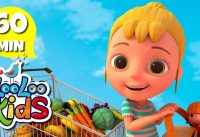 Going to the Market 🛒 Educational Songs for Children | LooLoo Kids 8