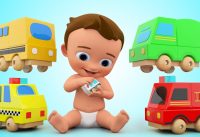 Little Baby Play with Vehicles Toys to Learn Vehicles Names for Children - 3D kids Vehicles 2