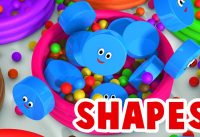 Learn Shapes for Children Baby Toddlers Kindergarten Kids 3D Colors Ball Pit Show 8