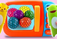 Microwave Toys Surprise Shquishy Balls Animals Learn Colors 13