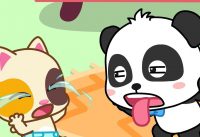 Panda Kiki Takes Care of Kitten Timi | Baby Care Series | Kitten Song | BabyBus 9