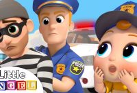 Policeman Keeps Everyone Safe | Little Angel Kids Songs & Nursery Rhymes 17