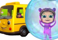 Wheels on the Bus with Lyrics | Educational | Nursery Rhymes 12