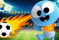 New Coloring Pages | Pretend Play Soccer with GooGoo Baby & Color Crew | My Color Friends for Kids 5