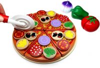 Toy Velcro Cutting Pizza How to Make Play Doh Pizza Play Doh Hamburger & Play Doh Ice Cream for Kids 4