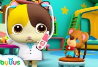 Baby Kitten Pretend Play with Doctor Toys | Doctor Song | Panda Cartoon | Kids Song | BabyBus 10