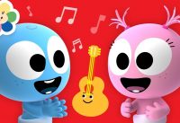 Laughing With Funny GooGoo & GaaGaa Baby | Guitar Music for Babies + More Musical Instruments Sounds 12