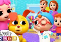 Baby Doctor Check Up | Boo Boo Song | Nursery Rhymes Little Angel 3