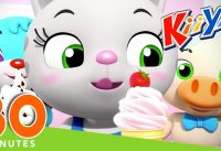 Ice Cream Song | Plus Lots More Nursery Rhymes | 30 Minutes Compilation from KiiYii! | ABCs and 123s 2