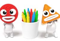 Learning Colors with 3D Toy Cookies and Colorful Crayons 3