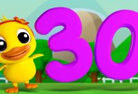 Numbers Song 1 to 30 | 3D Rhymes | Learning Number For Kids by Farmees 12