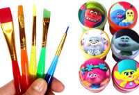 Dreamworks Trolls Painting Learn Colors with Poppy Branch Bridget Cooper Toys & Trolls Play Doh Set 1