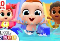 5 Little Babies Playing at the Waterpark | Little Angel Nursery Rhymes 3