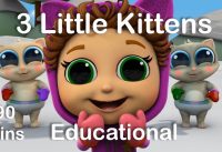 3 Little Kittens | Nursery Rhymes | Educational Songs for Kids 9