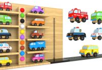 Learn Colors with Multi-Level Parking Toy Street Vehicles - Educational Videos - Cars for KIDS 1