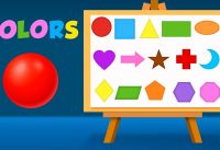 Shapes and Colors for Children to Learn with Color Balls and Surprise Eggs - Learning Videos 6