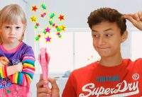 Alena and Pasha play with Magic wand Compilation for kids by Chiko TV 2