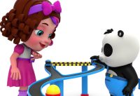 Pinky and Panda Fun Play with Street Vehicles Car Slider Toys 1