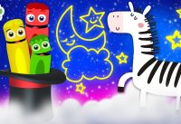 Animals For Kids With Zebra, Magic Hat & Moonshine | Learn Colors With ColorCrew 3