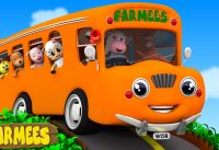 Wheels On The Bus Go Round And Round | Nursery Rhymes | Baby Rhymes | Kids Songs by Farmees 6