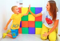 Vlad and Nikita Play with toys | Hide and seek with Mom Compilation video for kids 14