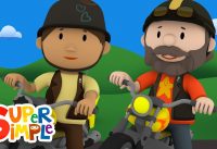 Hedgehog's Motorcycles Hit A Yucky Oil Slick | Carl's Car Wash | Cartoons For Kids 12