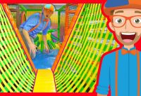 The Indoor Playground with Blippi | Learn Colors and more! 3