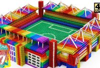 Build Anfield Stadium of Liverpool FC From Magnetic Balls (Satisfying) | Magnet World Series 3