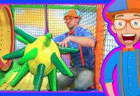 Learn Colors with Blippi at the Indoor Playground | 1 Hour 3