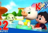 Swimming Song | Plus Lots More Nursery Rhymes | 22 Minutes Compilation from KiiYii! | ABCs and 123s 1