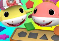 Learn Shapes with Baby Sharks - Nursery Rhymes Songs for Children 8