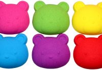 Kinetic Sand Teddy Bears Learn Colors with Fun Kinetic Sand Videos for Kids 3