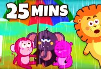 Rain Rain Go Away | Nursery Rhymes | 25 Minutes Compilation | All Babies Channel 15