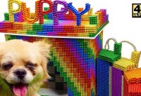 How To Build Puppy Dog Castle With Slide From Magnetic Balls (Satisfying) | Relaxing Video 2