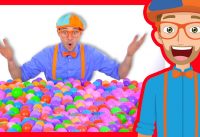 Learn Colors of Machines with Blippi | Colorful Balls 3