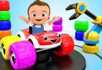 Car Change Color Wheels - Baby Fun Play Educational Videos | Kids Learning Toys Videos 3