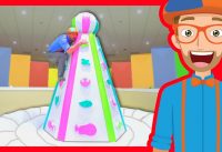 At an Indoor Play Place with Blippi | Learning is fun! 1