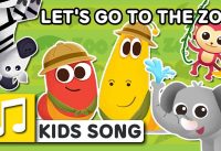 LET'S GO TO THE ZOO | LARVA KIDS | ANIMAL SONG | NURSERY RHYME | KIDS SONGS | 2 min | LEARNING SONGS 19