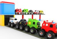 Learn Colors with Monster Street Vehicles Toys - Toy cars for KIDS 7