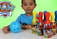 Paw Patrol Bowling Set Indoor Outdoor Fun Children Games Chase Marshal Rubble Rocky Ckn Toys 1