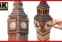 DIY - How To Make Big Ben With 100000 Magnetic Balls ( ASMR ) | Pixel Art by Magnet World 4K 2