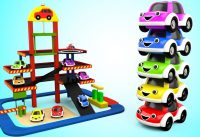 Toy Cars Multi-Level Parking Toy Set 3D - Learn Colors for Children with Color Cars Toys Kids Edu 16