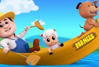 Row Row Row Your Boat | 3D Nursery Rhymes | Kids Songs | Baby Rhymes by Farmees 18